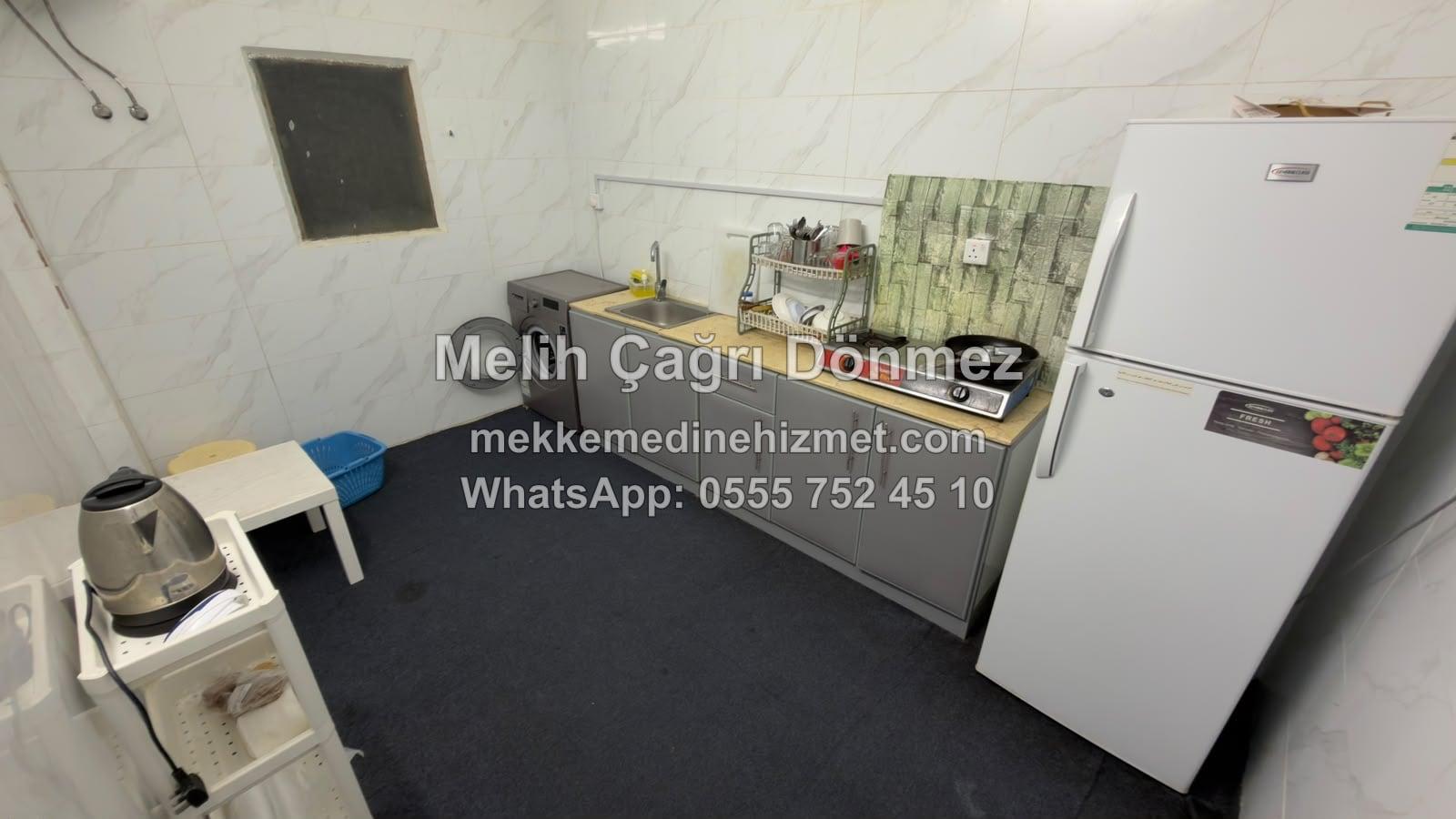 Medine Hostel — ortak mutfak